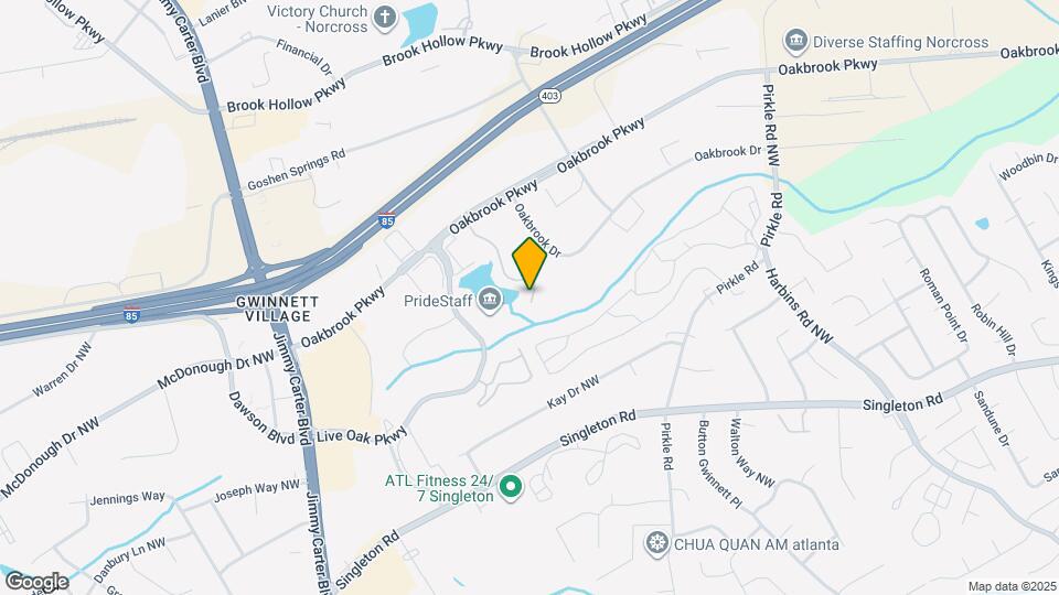 5905 Oakbrook Lake Ct Map and Location Details