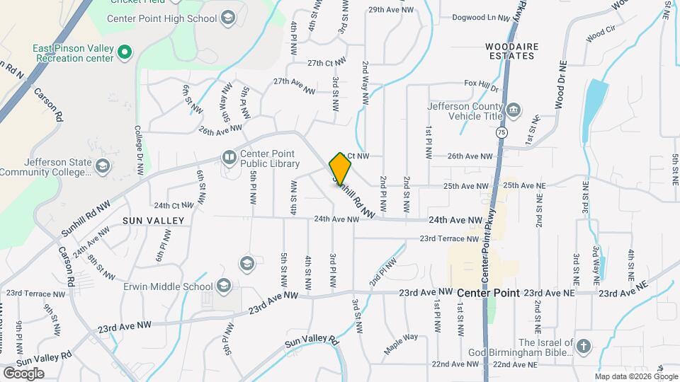 317 Sunhill Rd NW Map and Location Details