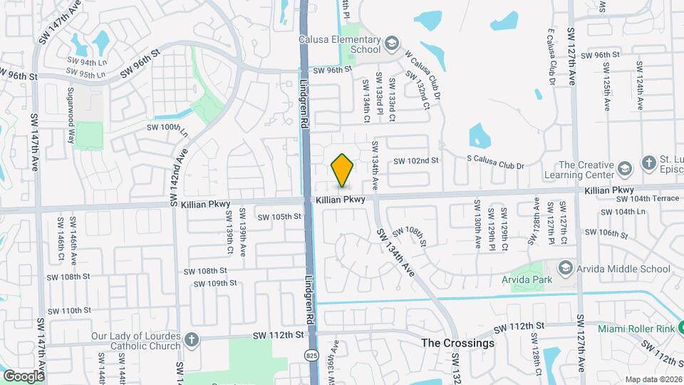 10331 SW 135th Ct Map and Location Details