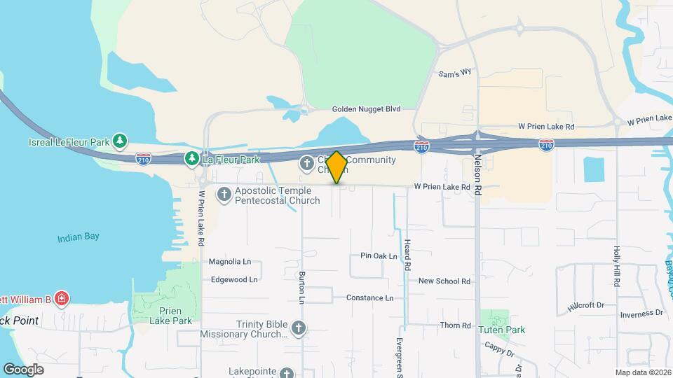 2401 W Prien Lake Rd Map and Location Details