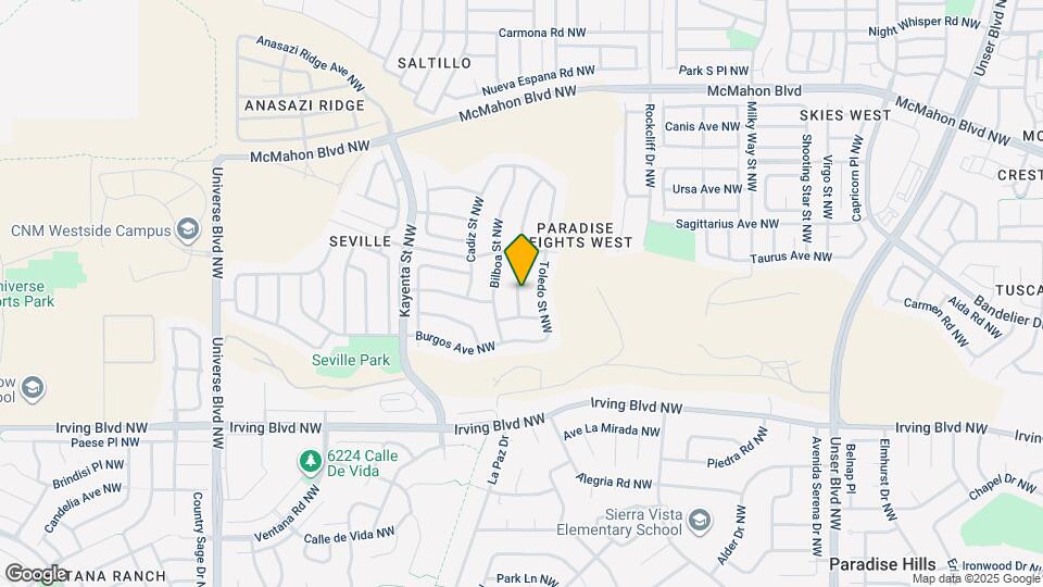 10436 Pamplona St NW Map and Location Details
