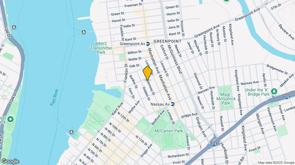 155 Guernsey St Map and Location Details