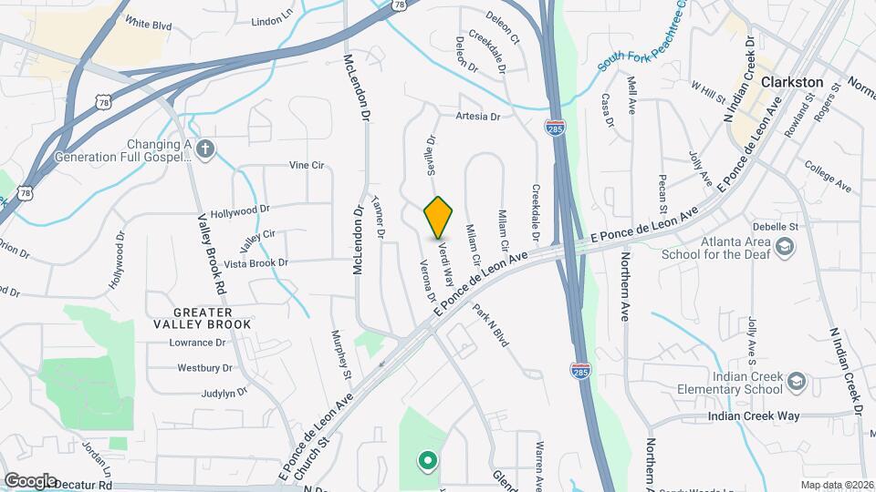 866 Verdi Way Map and Location Details