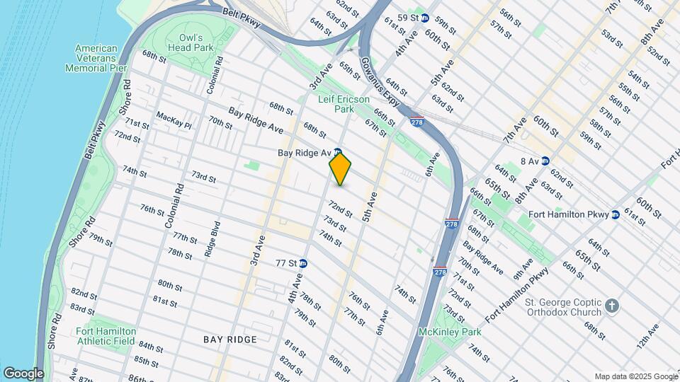 420 Ovington Ave Map and Location Details