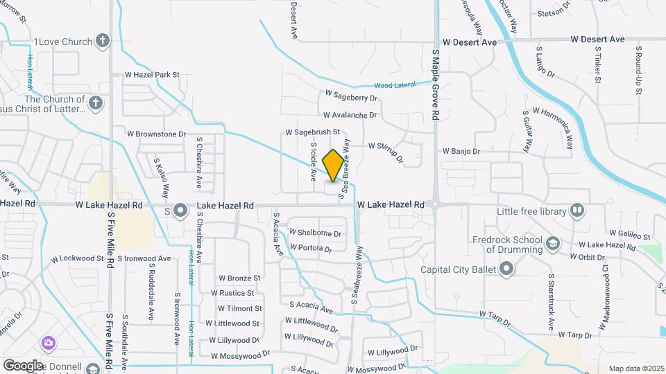 6147 S Sea Breeze Way Map and Location Details