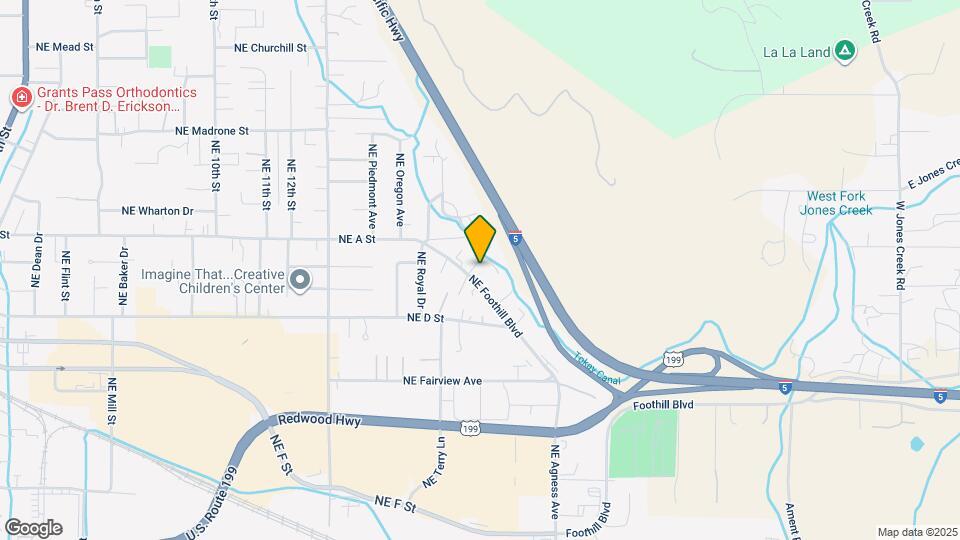 1660 NE Foothill Blvd Map and Location Details