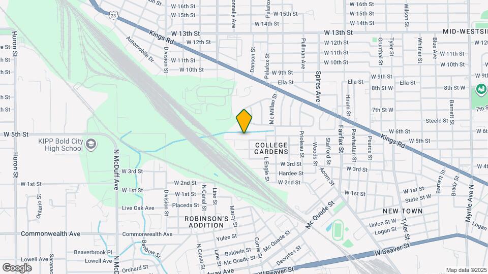 2013 W 6th St Map and Location Details