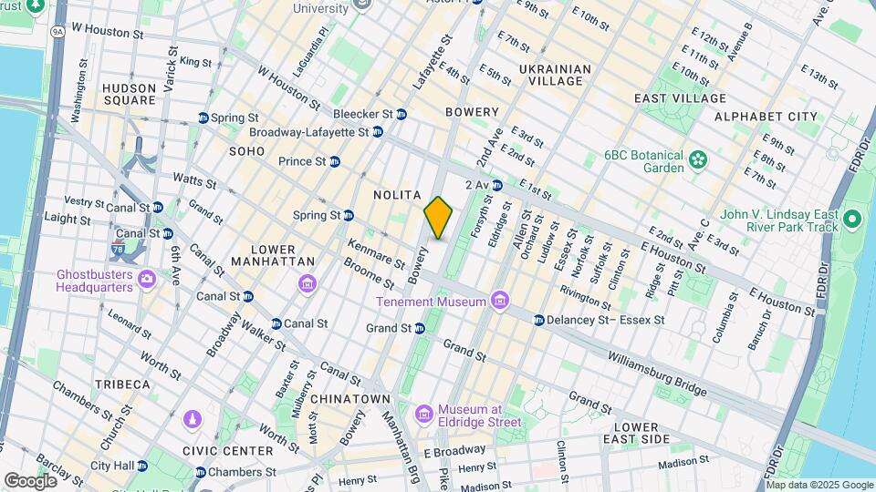 7 Rivington St Mapa y Detalles de la Ubicación