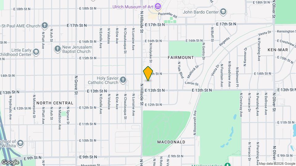 1421 N Holyoke St Map and Location Details