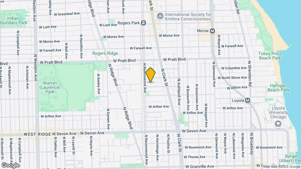 1742 W Wallen Ave Map and Location Details