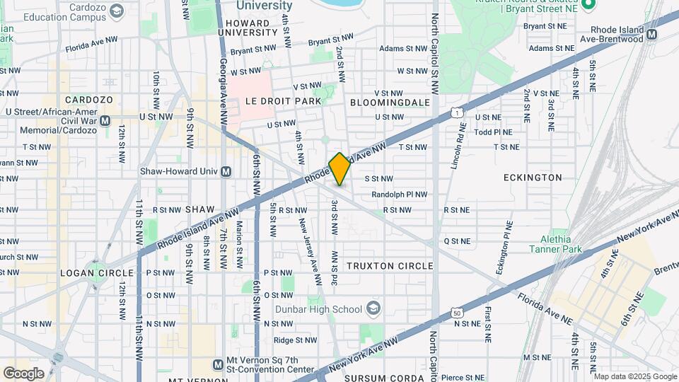 221 Florida Ave NW Map and Location Details
