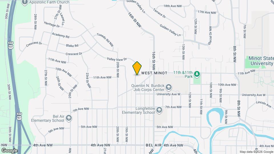 1006 Valley View Dr Map and Location Details