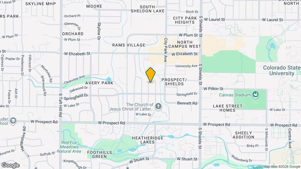 1208 Fairview Dr, Unit Lofts Map and Location Details