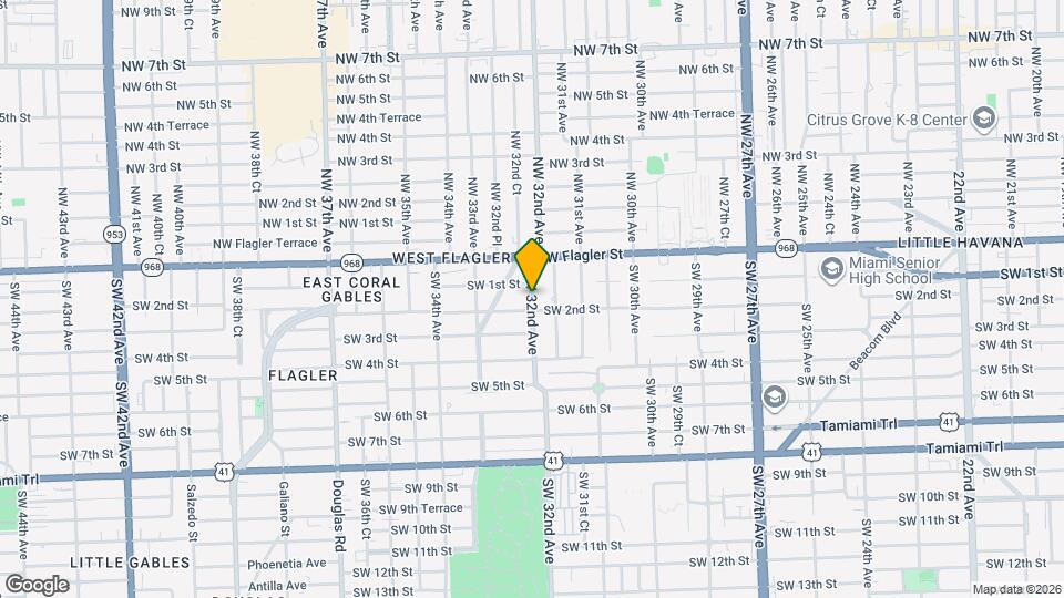 137xx SW 32nd St Map and Location Details