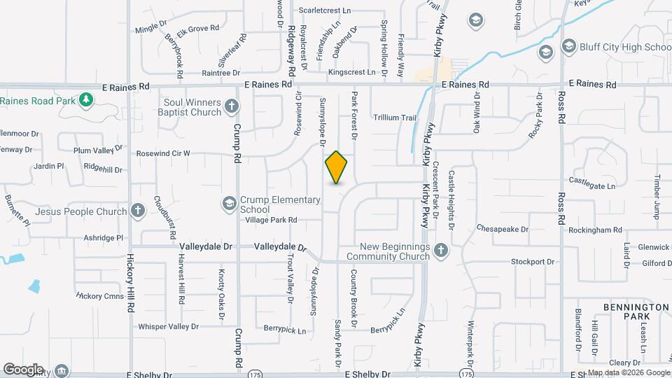 6284 Sandy Park Cove Map and Location Details