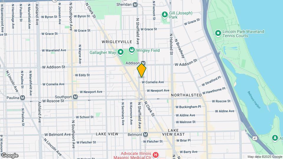 3505 N Sheffield Ave Map and Location Details