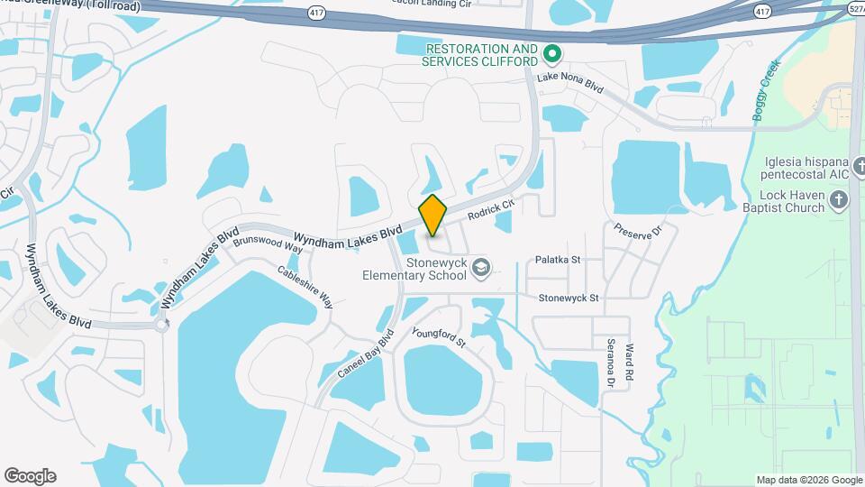 3439 Rodrick Cir Map and Location Details