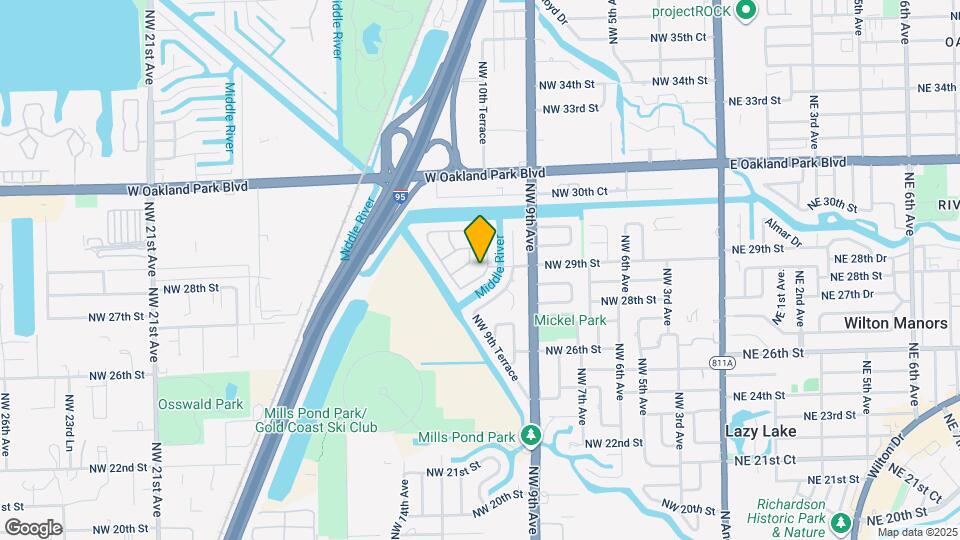 2841 NW 10th Ave Map and Location Details