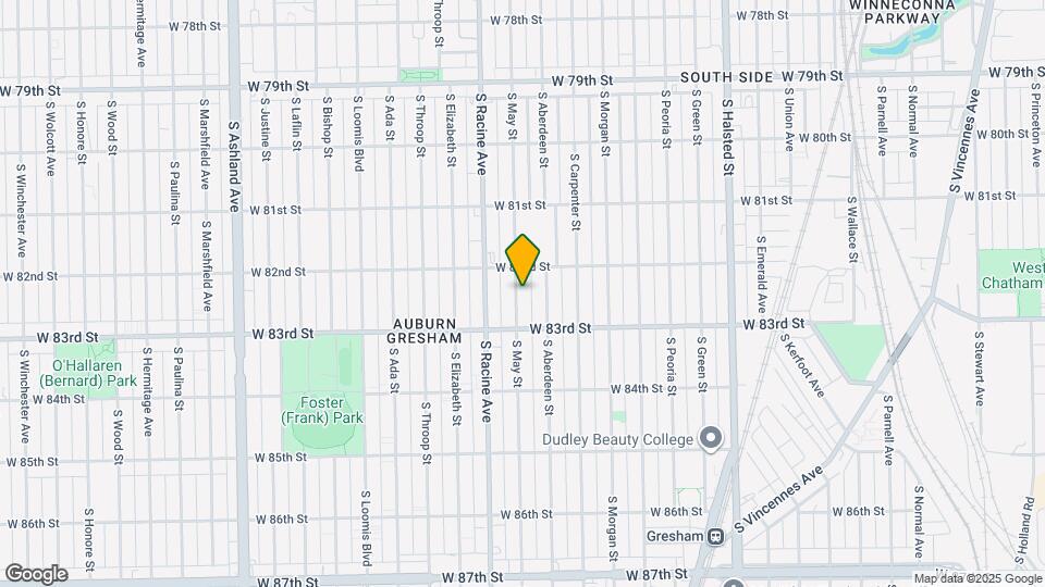 8223 S May St Map and Location Details