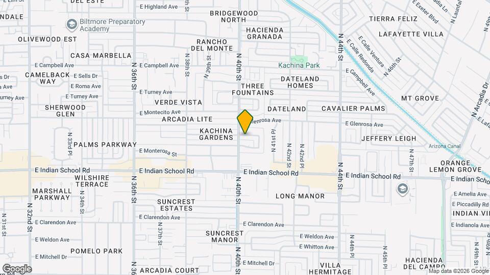 4007 E Heatherbrae Dr Map and Location Details