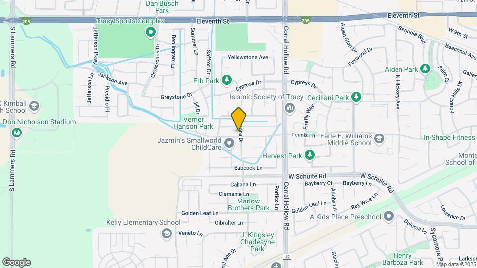 2221 Tennis Ln Map and Location Details
