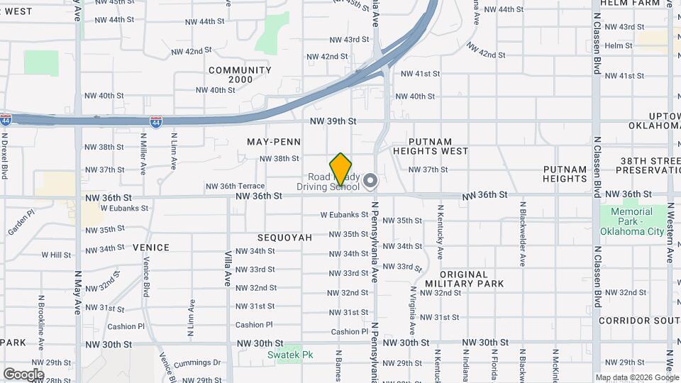 2213 NW 36th St Map and Location Details