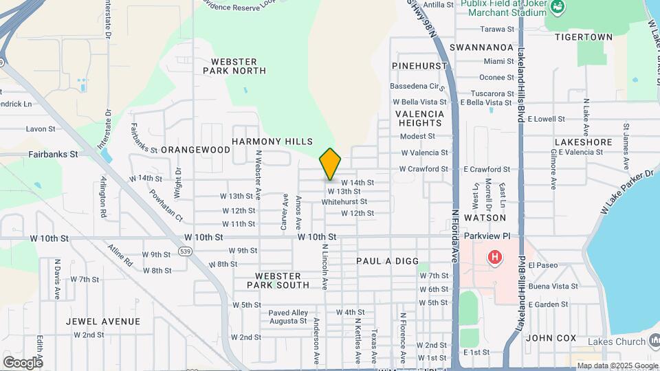 720 W 14th St Map and Location Details