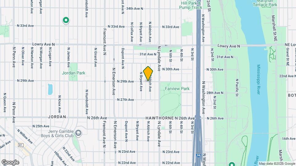 2827 N Aldrich Ave Map and Location Details