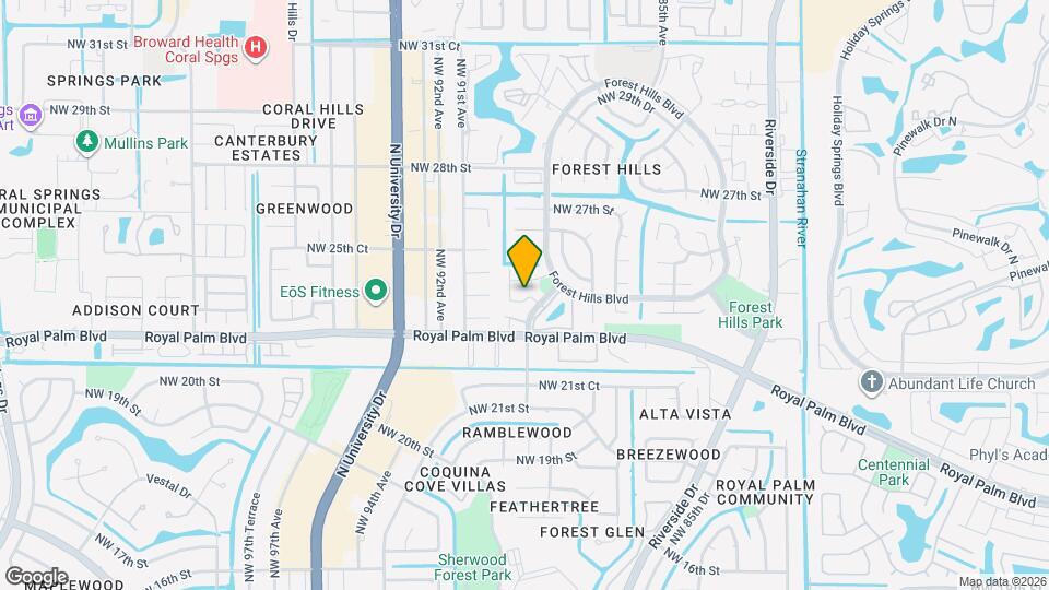 2496 NW 89th Dr Map and Location Details