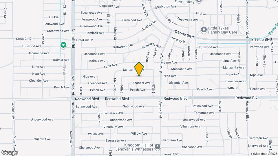 8560 Nipa Ave Map and Location Details