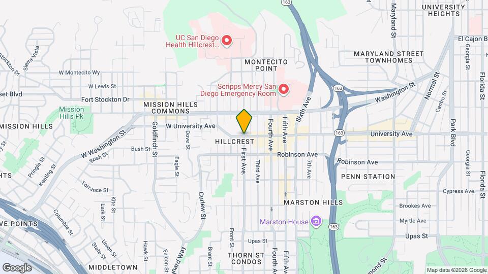 24 W University Ave Map and Location Details