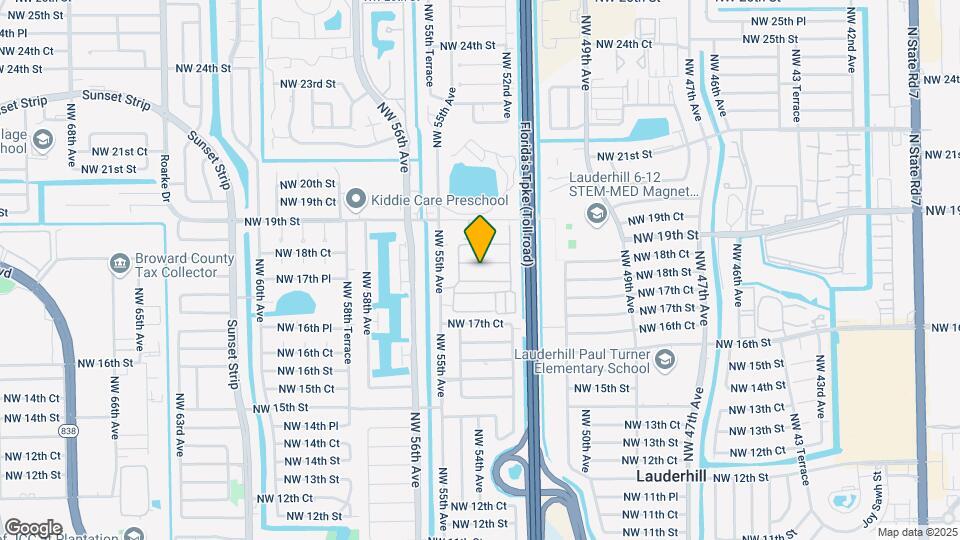 5300 NW 18th Ct Map and Location Details