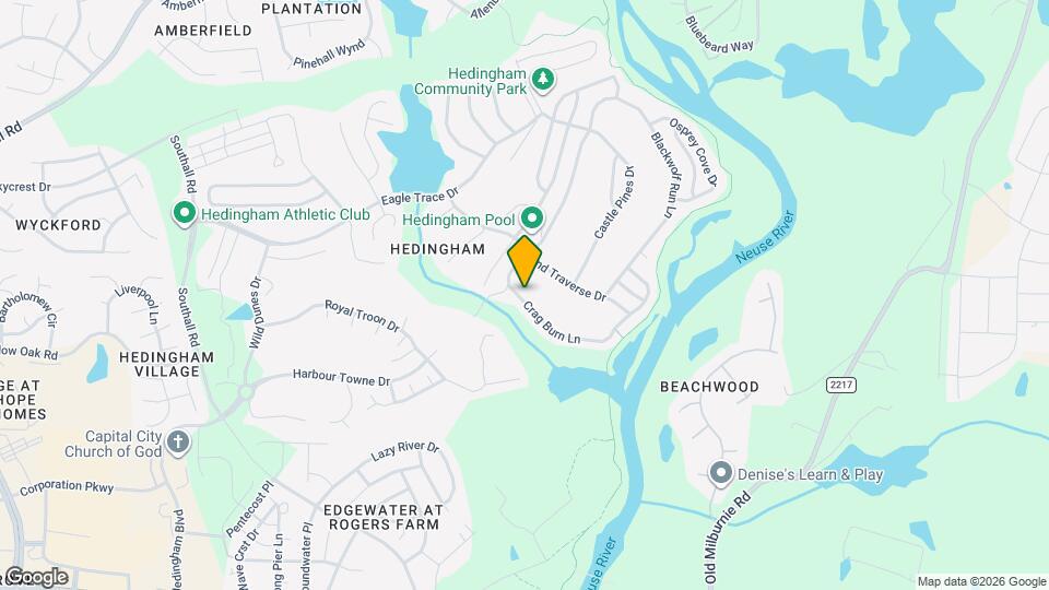 1808 Crag Burn Ln Mapa y Detalles de la Ubicación