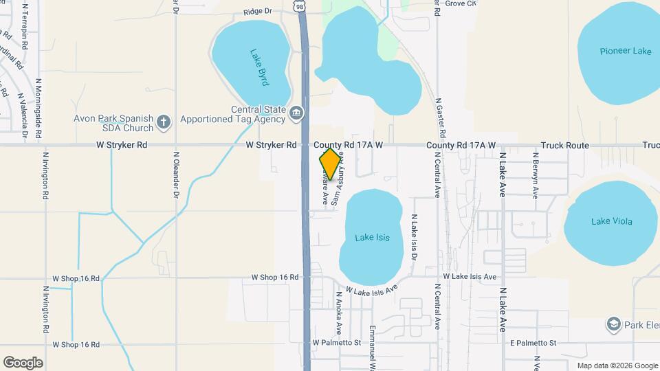 1554 N Delaware Ave Map and Location Details