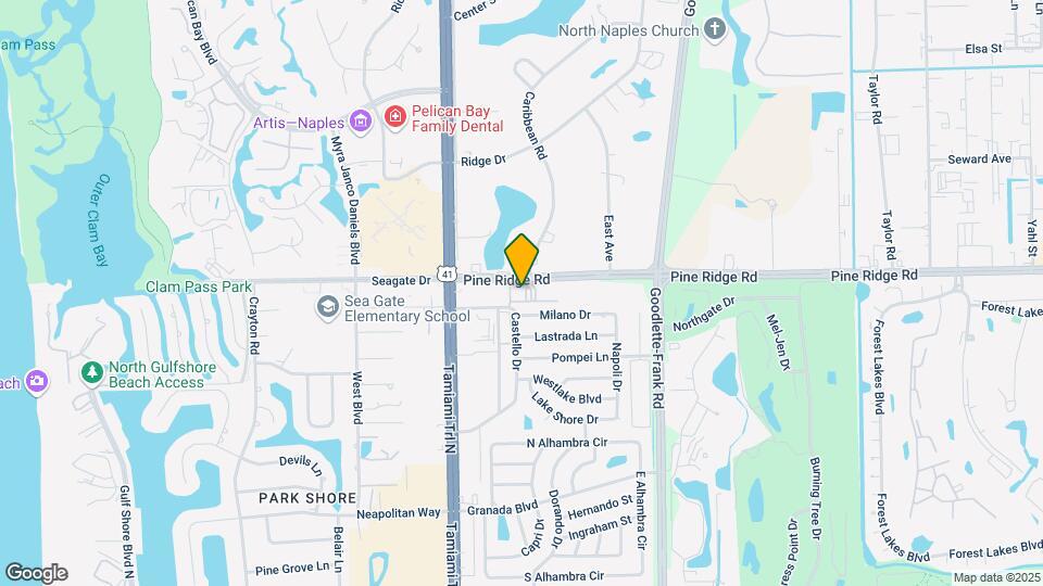 1100 Pine Ridge Rd, Unit B205 Mapa y Detalles de la Ubicación