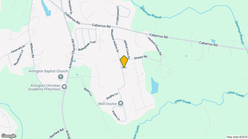 10212 Meadow Hollow Dr Map and Location Details