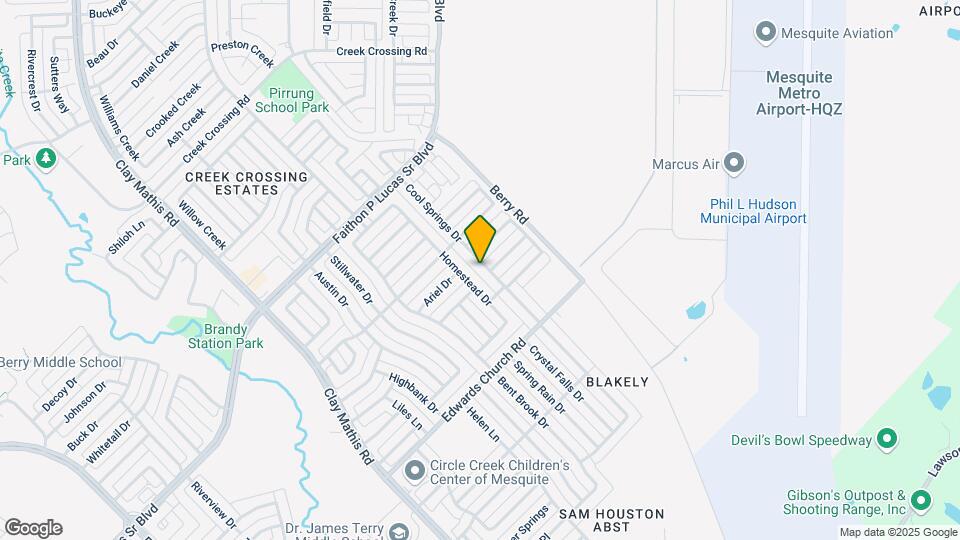 1705 Cool Springs Dr Map and Location Details