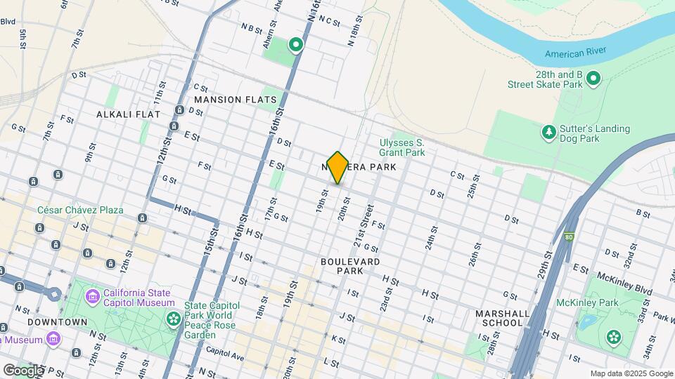 1912 E St Map and Location Details
