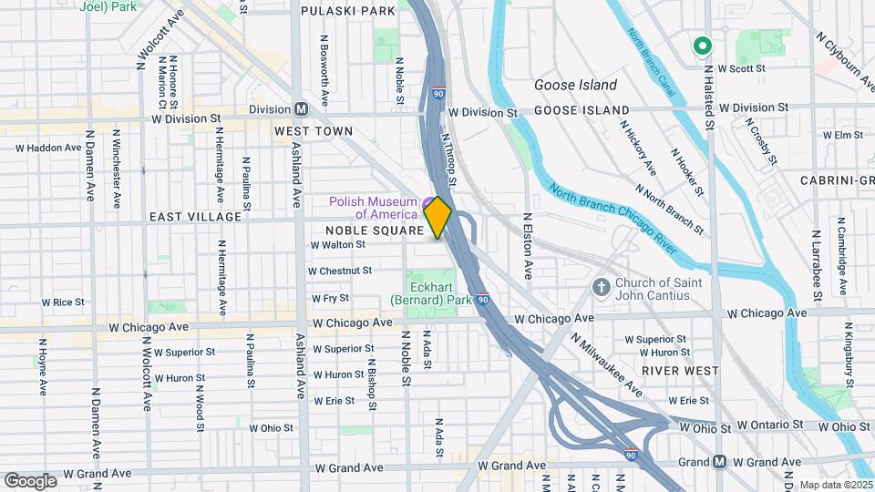 1335 W Walton St Mapa y Detalles de la Ubicación