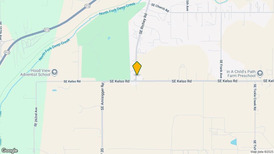 13652 SE Richey Rd Map and Location Details