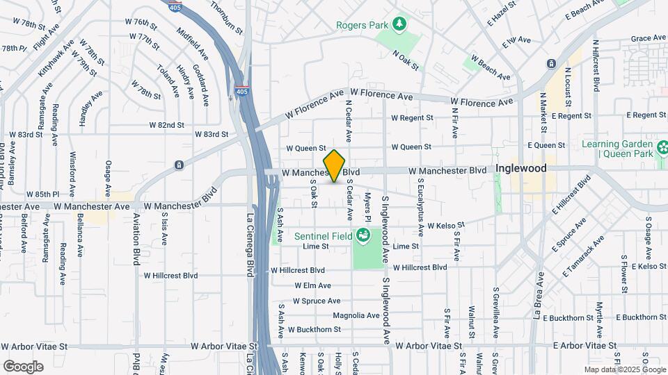 520 W Olive St Mapa y Detalles de la Ubicación