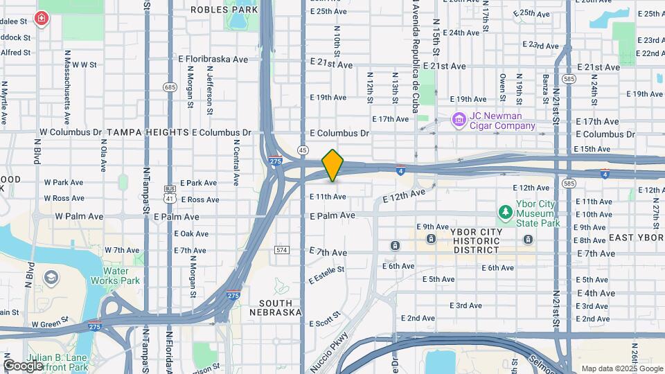 923 E 12th Ave Map and Location Details