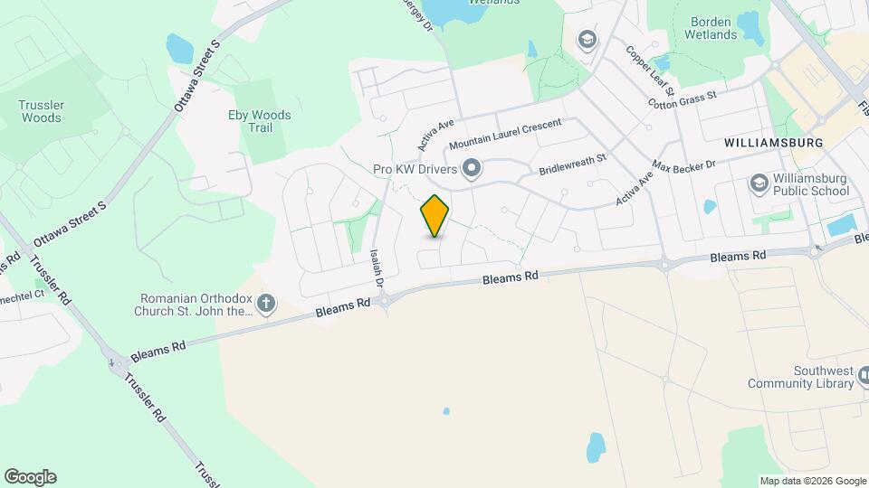 200 Purple Sage Crescent Map and Location Details