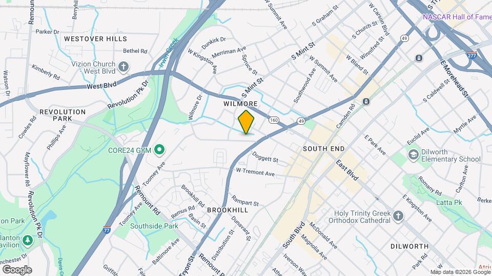 1920 Woodcrest Ave Mapa y Detalles de la Ubicación