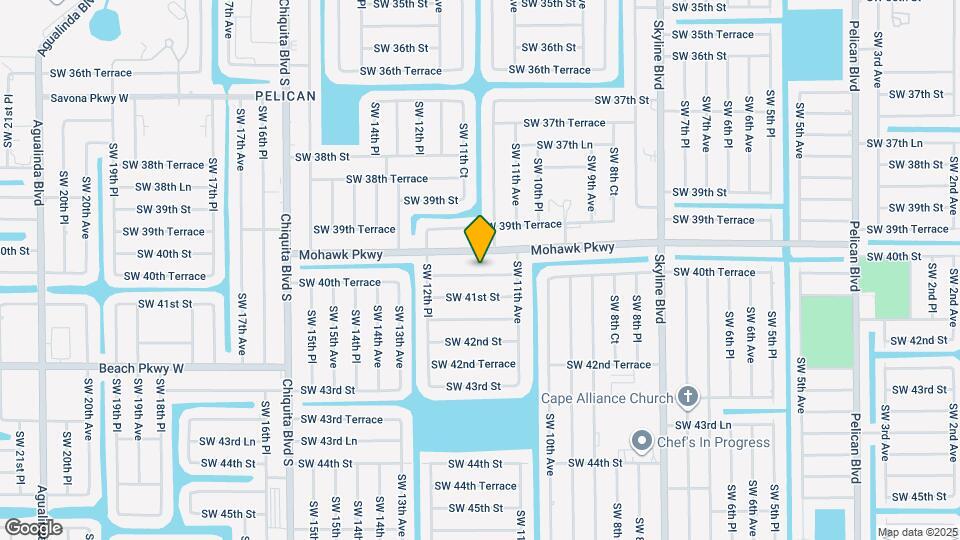 1123 SW 40th Terrace Map and Location Details