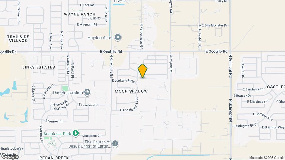 2253 E Meadow Mist Ln Map and Location Details