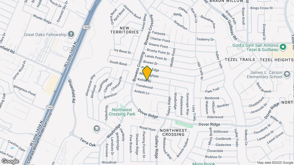 9918 Kelton Dr Map and Location Details