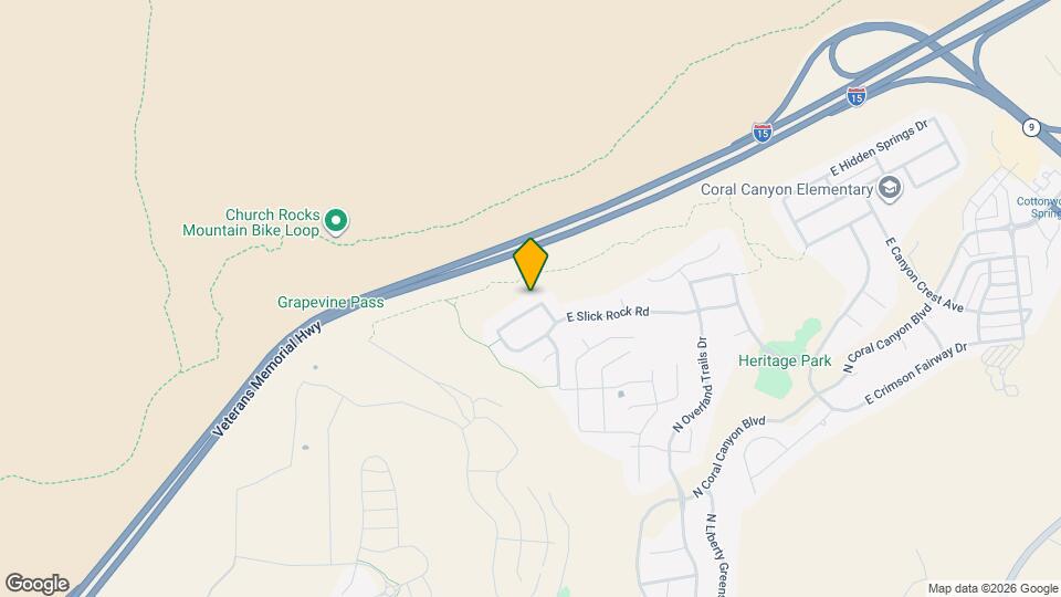 2649 E Spring Canyon Dr Map and Location Details