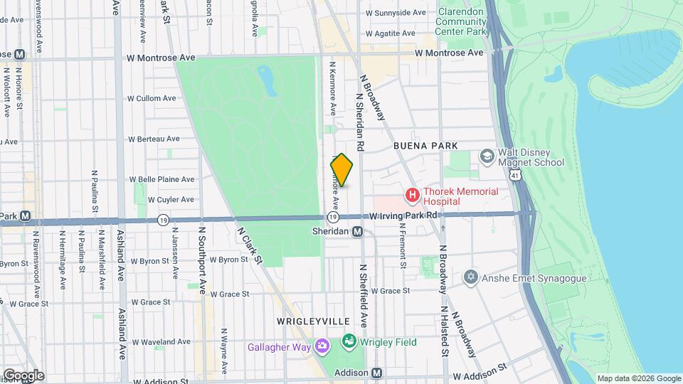 4037 N Kenmore Ave, Unit J02P Map and Location Details