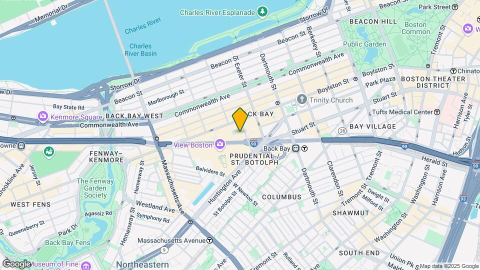780 Boylston St Map and Location Details